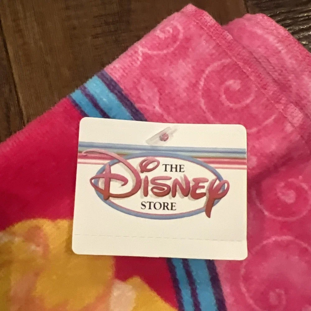 Disney Store Princess Sleeping Beauty Aurora Belle Cinderella Beach Pool‎ Towel